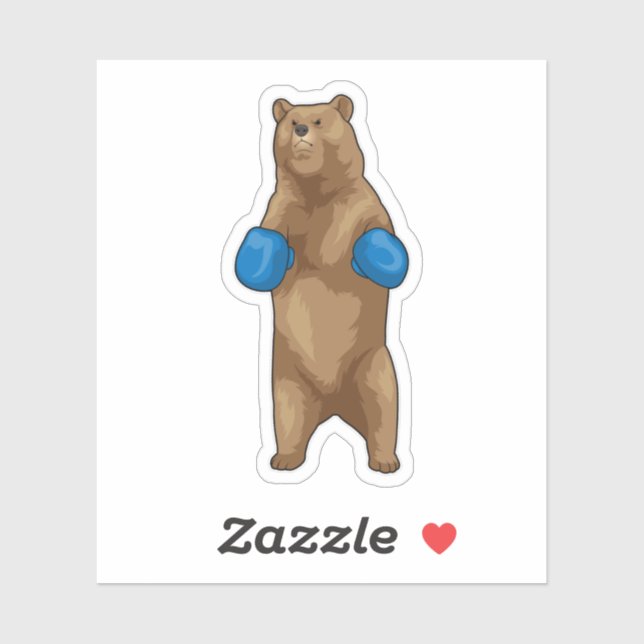 Sticker Gants de boîte à ours (Feuille)