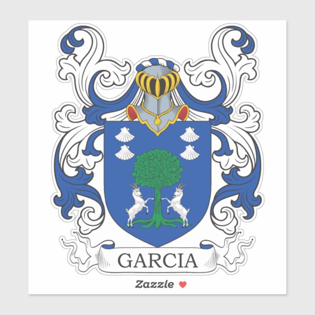 Sticker Garcia Family Crest (Feuille)