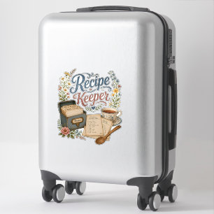 Sticker Garde-recettes Floral Vintage Cottagecore