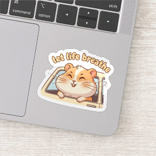 Sticker Gardez la paix, gardez le rythme – Trottinette mig