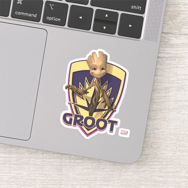Sticker Gardiens de la Galaxie | Baby Groot Crest (Détail)