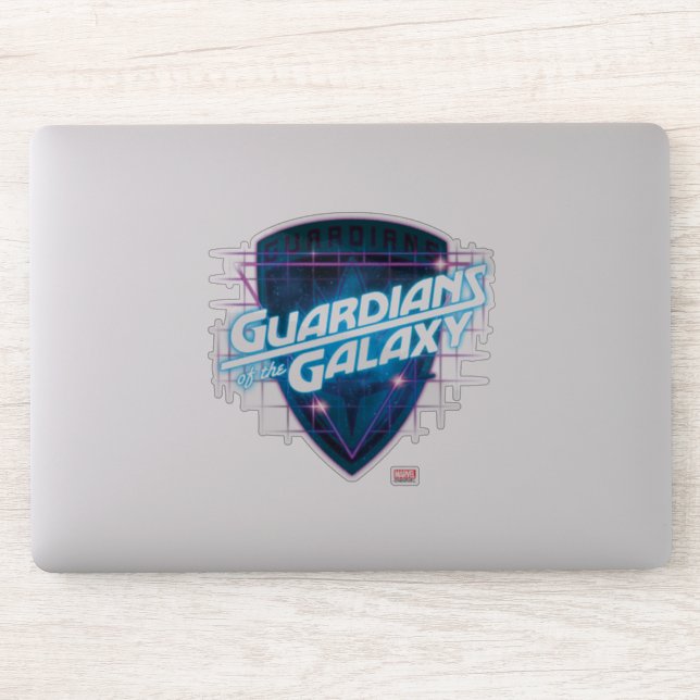 Sticker Gardiens de la Galaxie| Logo rétro (Ordinateur)