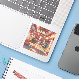 Sticker Gare d'Anime Japon des années 90