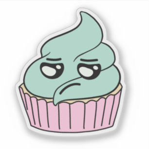 Sticker Gâteau sec sceptique Menthe