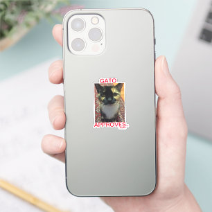 Sticker Gato désapprouve, approuve