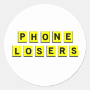 Sticker gaufre perdant de l'Amérique