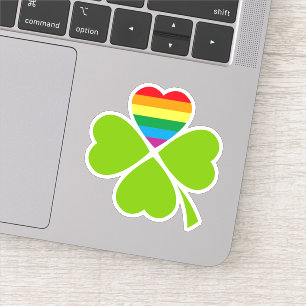 Sticker Gay Lucky Clover