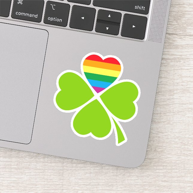 Sticker Gay Lucky Clover (Détail)