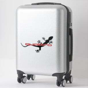 Sticker Gecko - Noir