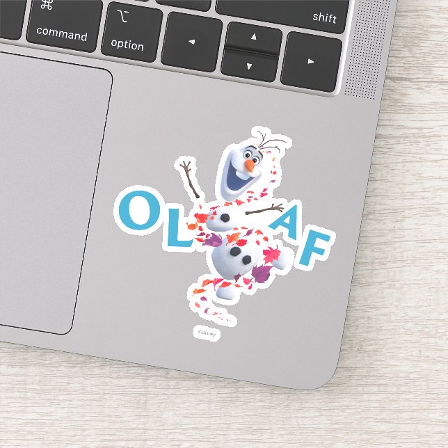 Sticker Gelé 2 : Olaf Dans La Brise (Détail)