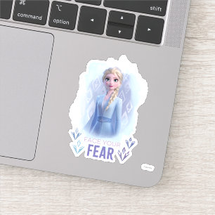 Sticker Gelée 2 : Elsa  Faites face à votre peur