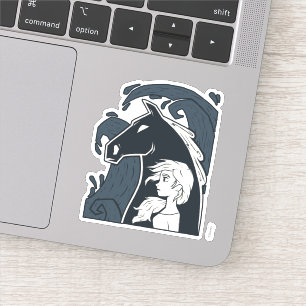 Sticker Gelée 2 : Elsa & The Nokk Woodcut Graphic