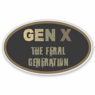 Sticker Génération X : Génération Feral