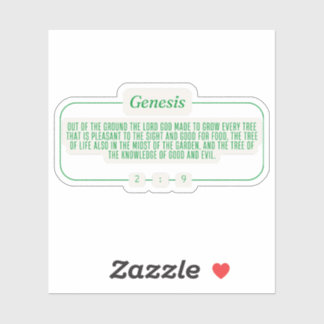 Sticker Genèse 2:9