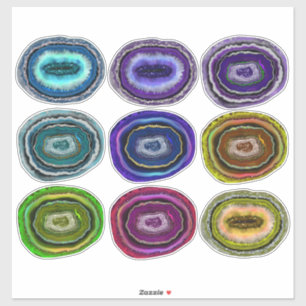 Sticker Géodes Crystal Rocks