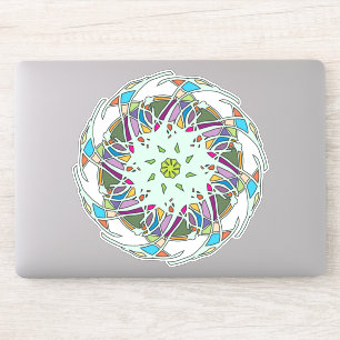 Sticker géométrique Mandala