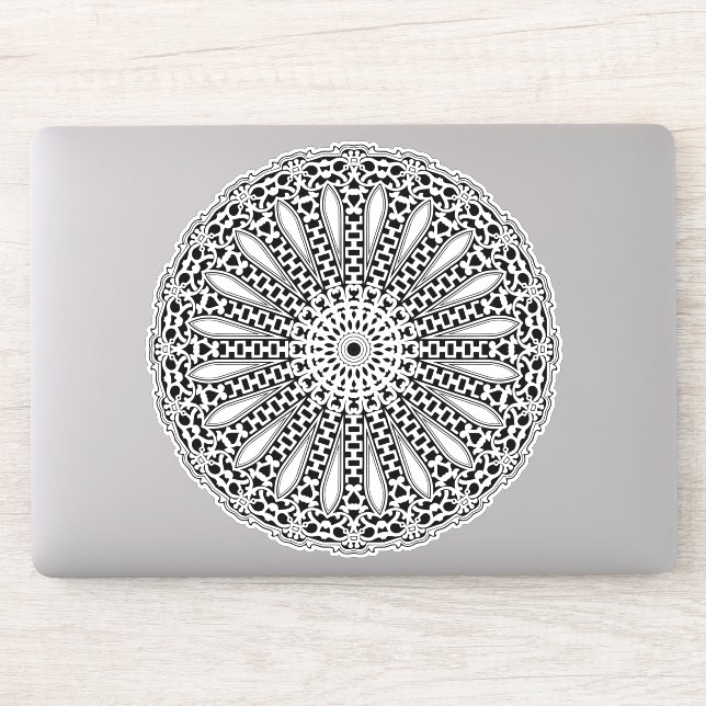 Sticker géométrique Mandala (Ordinateur)