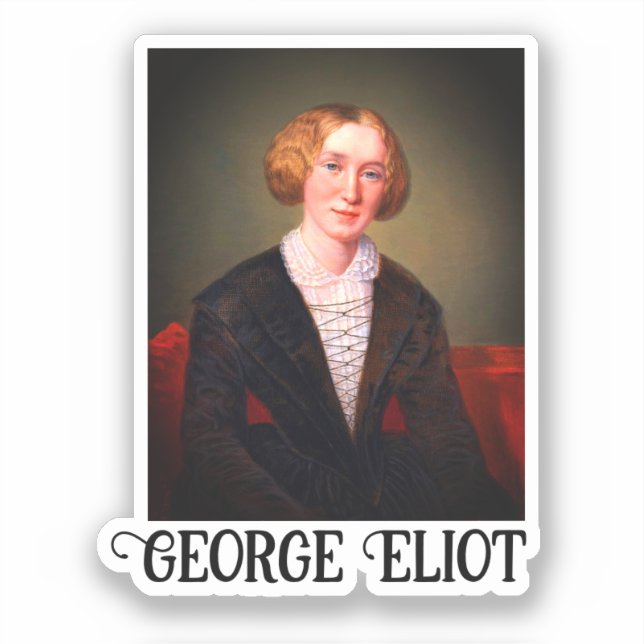 Sticker George Eliot (Recto)