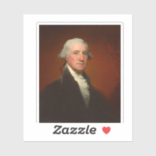 Sticker George Washington Portrait