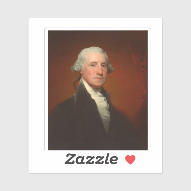 Sticker George Washington Portrait (Feuille)