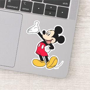 Sticker Geste de la main ouverte de Mickey Mouse