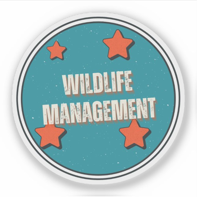 Sticker Gestion de la faune (Devant)