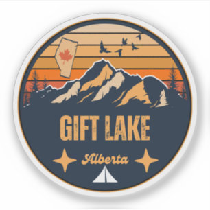 Sticker Gift Lake (Alberta)