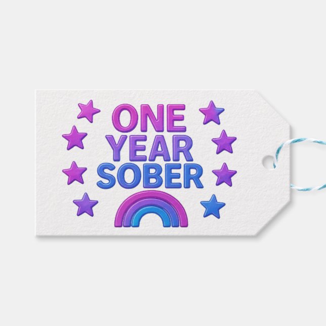 Sticker Gift Tags (Front (Horizontal))
