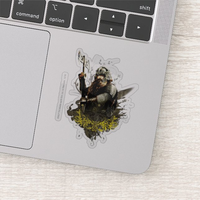 Sticker GIMLI™ With Ax Collage (Détail)