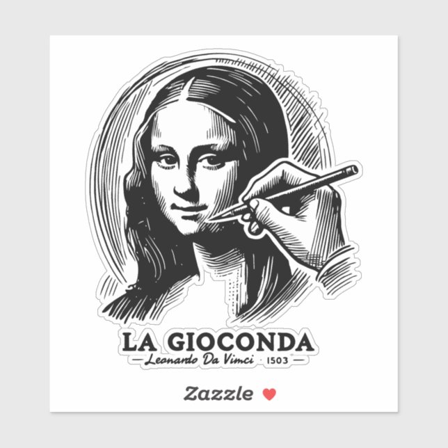Sticker Gioconda (Feuille)