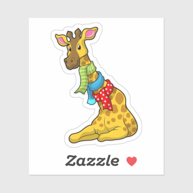 Sticker Girafe (Feuille)