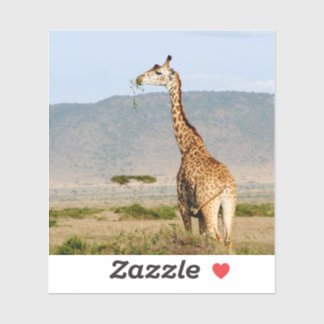 Sticker Giraffe Afrique