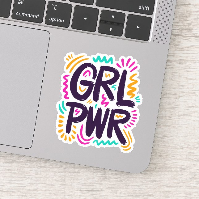 Sticker Girl Power (Détail)