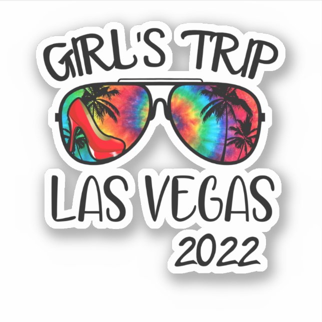 Sticker Girls Trip Las Vegas 2022 Sunglasses Summer Vacati (Devant)