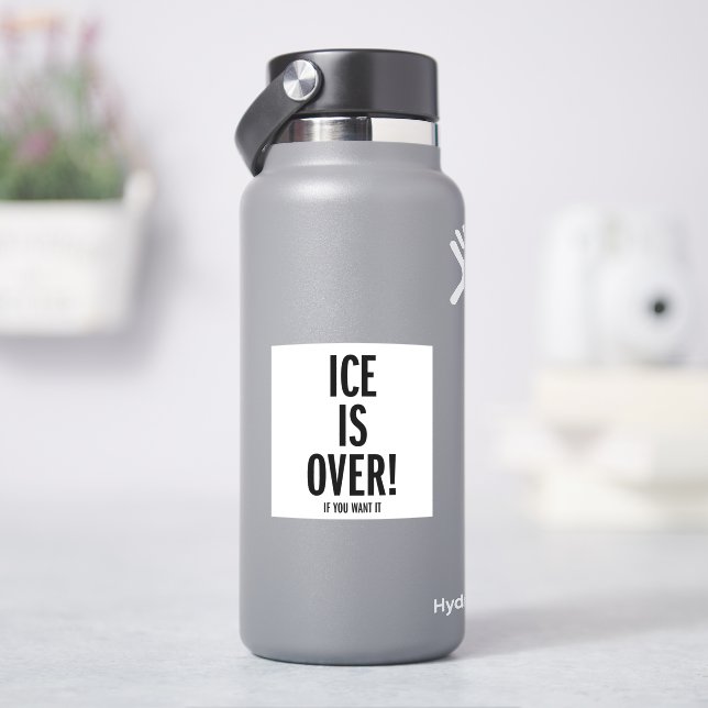 Sticker GLACE terminée (HydroFlask)