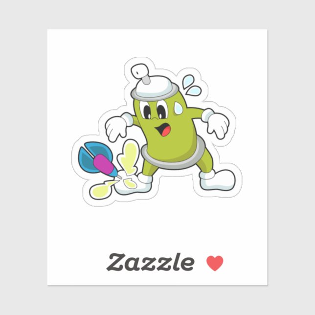 Sticker Glacer Darts Dart (Feuille)