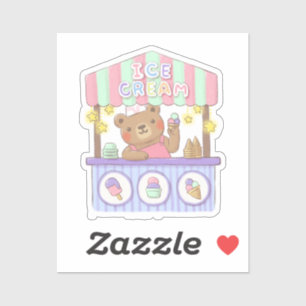 Sticker Glacier de Teddy