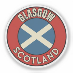 Sticker Glasgow, Écosse