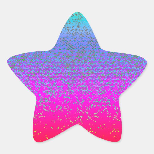 Sticker Glitter Star Dust (Front)