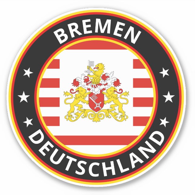 Sticker Global Traveler - Brême, Deutschland (Modifier) (Devant)