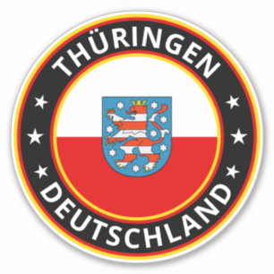 Sticker Global Traveler - Thüringen, Deutschland (Modifier