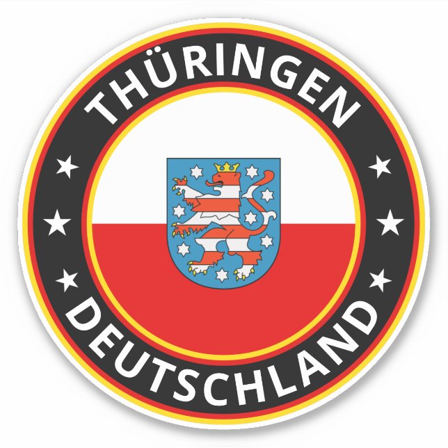 Sticker Global Traveler - Thüringen, Deutschland (Modifier (Devant)