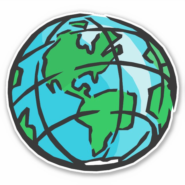 Sticker Globe (Devant)