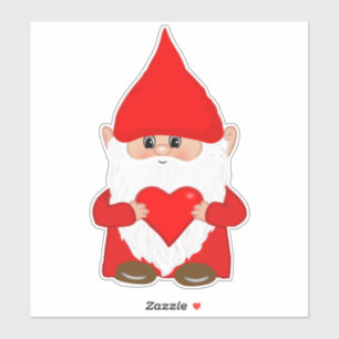 Sticker Gnome de Noël mignon