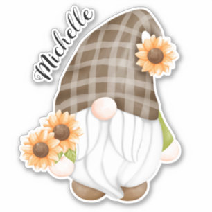 Sticker Gnome et Sunflower