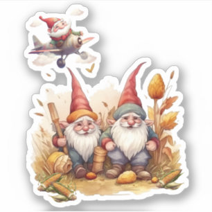 Sticker Gnome mignon