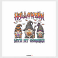 Gnomes Halloween Trois Gnomes Chapeau de Sorcière