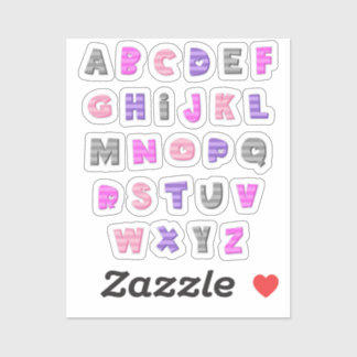 Sticker Go a little batty for this adorable alphabet