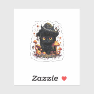 Sticker Goblincore esthétique et Cottagecore sous champign