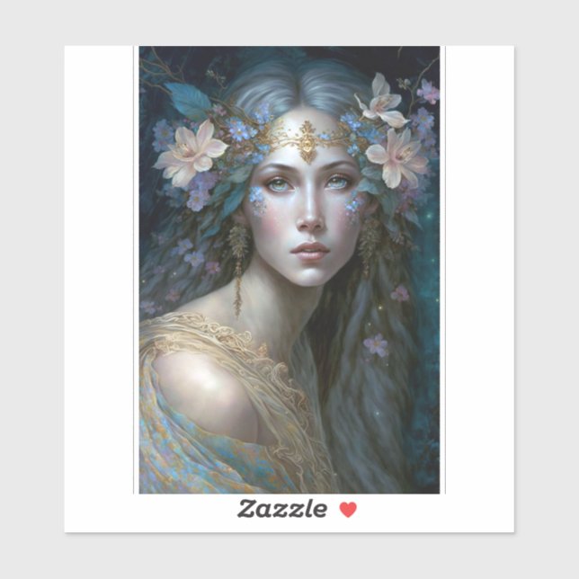 Sticker Goddess Imaginaire Art (Feuille)
